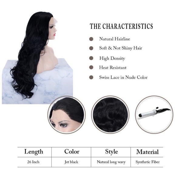 💫26” BLACK BODY WAVY LACE FRONT WIG💫 *NWT*
🆕🆕